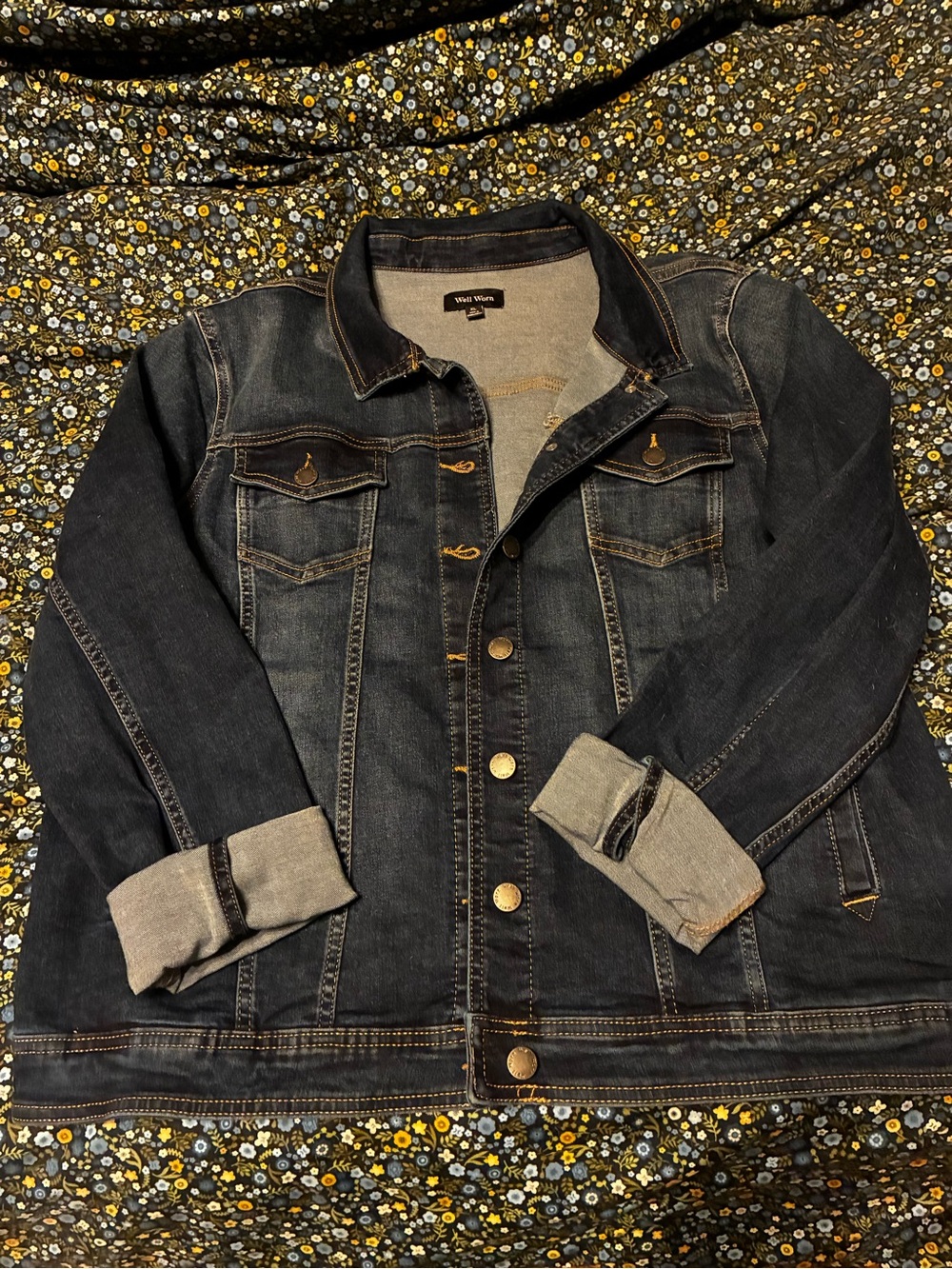 Well Worn Dark Indigo Denim Jacket